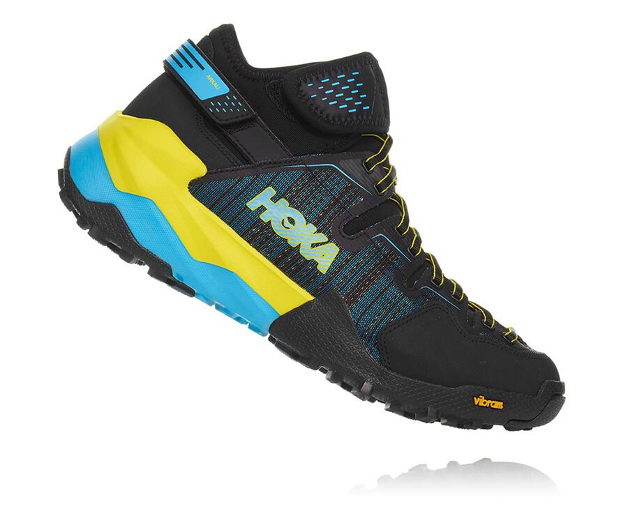 Hoka One One Trailsko Herre - Arkali - Sort/Blå - 914057VLJ